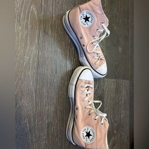 Converse Blush Canvas High-Tops